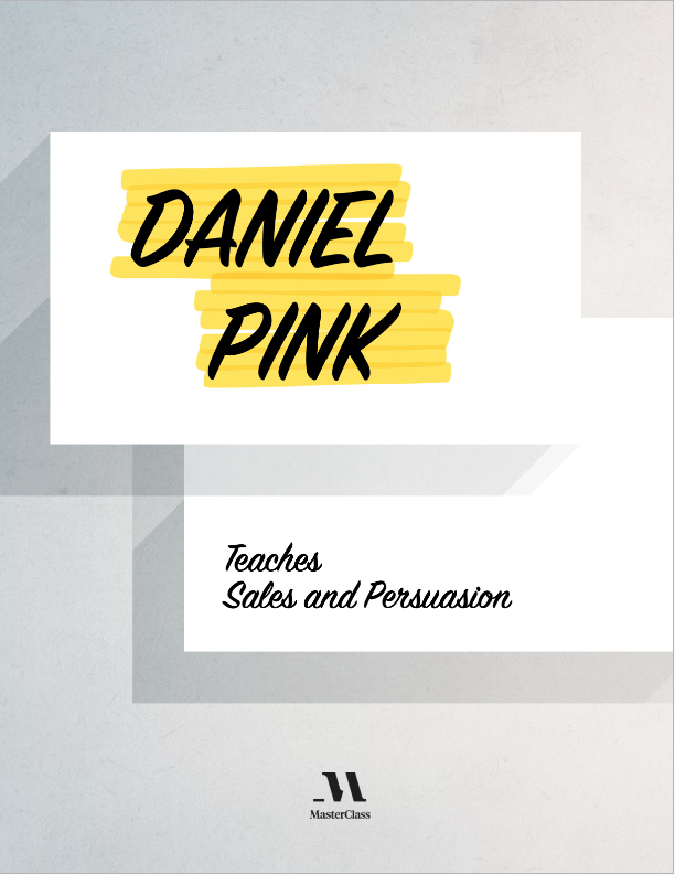 Daniel Pink MasterClass resources