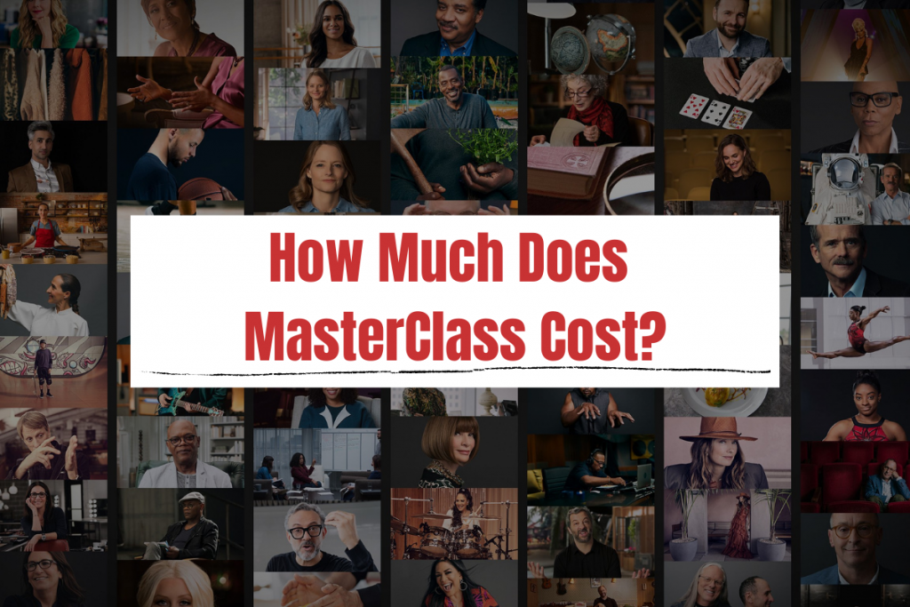 Master Class Price List