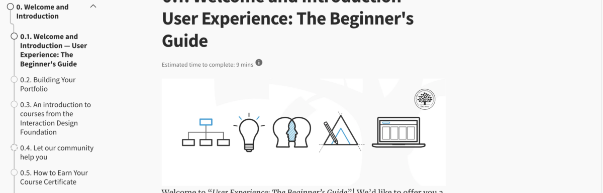interactive design foundation| elearning| ux learning|