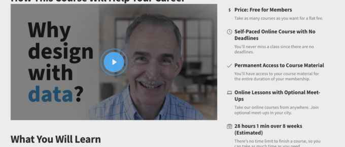 Data driven ux design course| idf| interactive design foundation| elearning| ux design course|