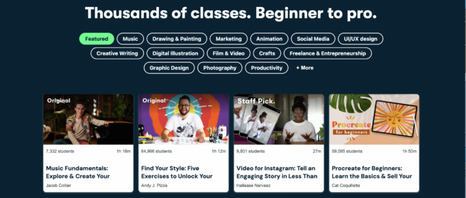 Skillshare classes worth taking