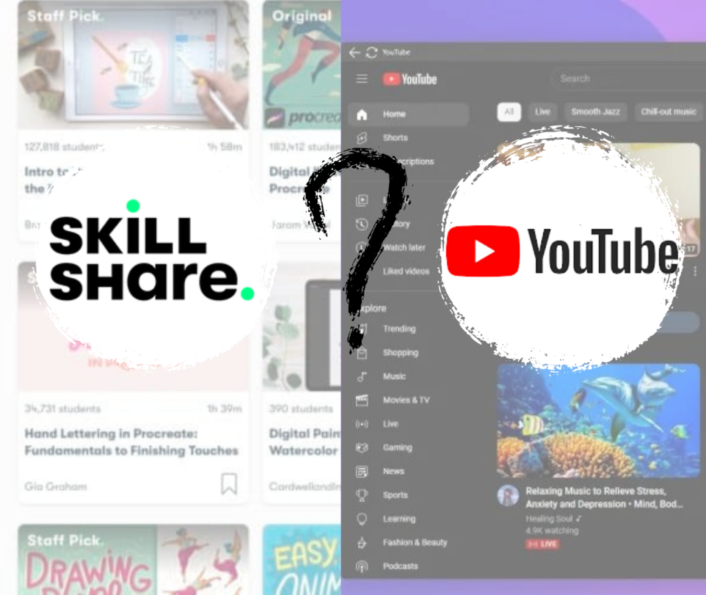 skillshare vs youtube review